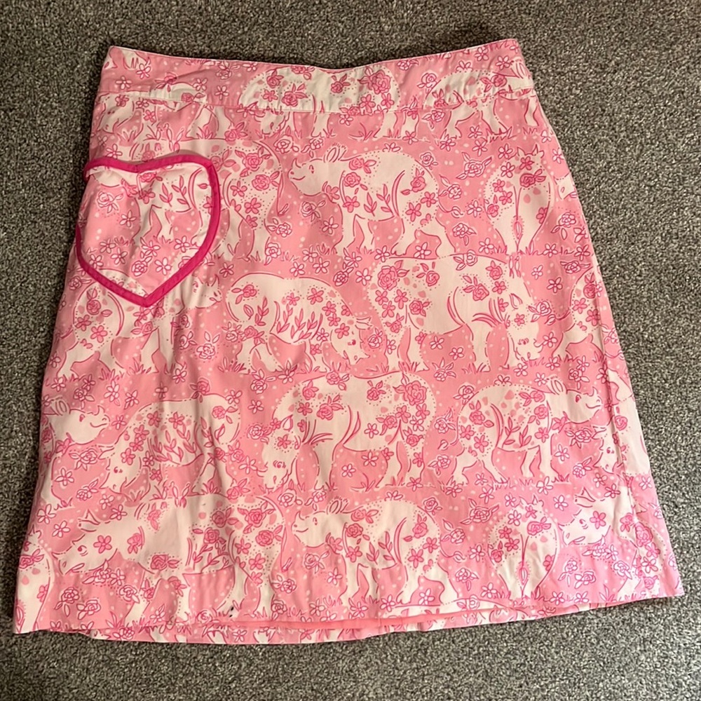 Lilly Pulitzer “Run for the Roses” skirt